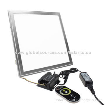 Dimmable LED panel lights, color temperatures from 2,700 to 6,500K, brightness adjustable
